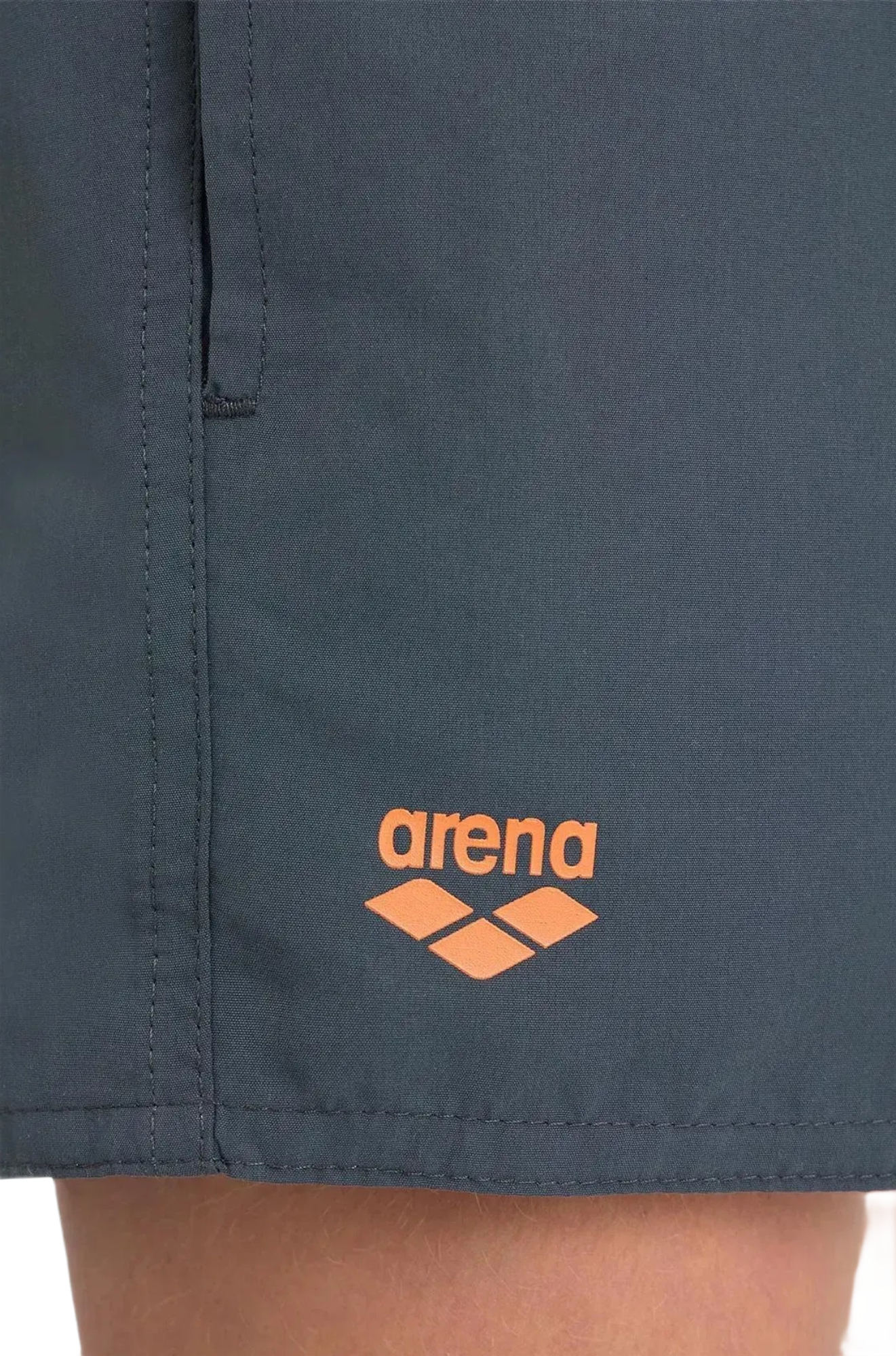 Шорты для мальчиков Arena Beach Short Logo R 006446-590 128 серые/оранжевые фото 