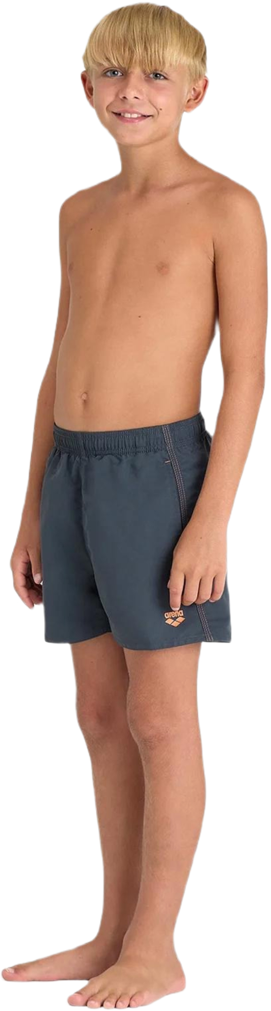Шорты для мальчиков Arena Beach Boxer Solid R 006447-590 128 серые фото 
