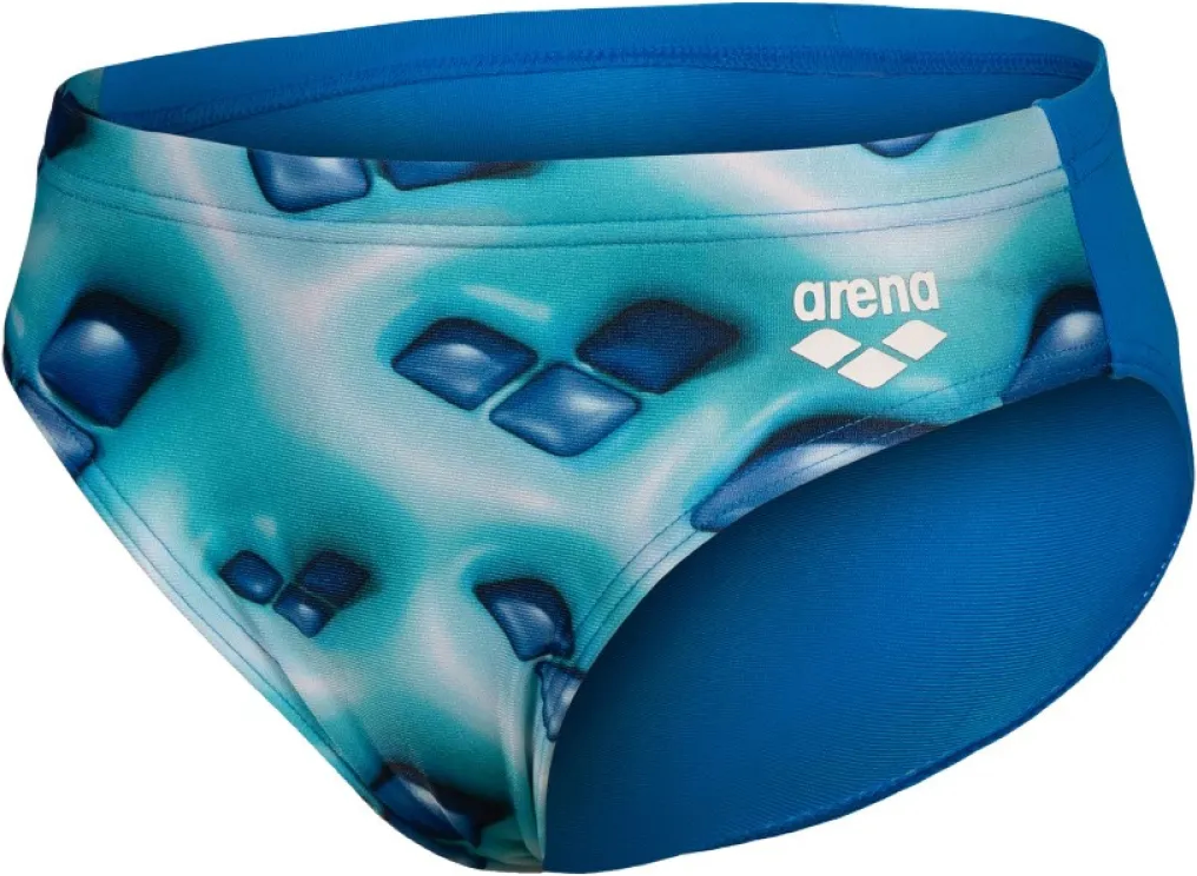 Плавки-слипы Arena Foam Swim Briefs 008174-880 152 белые/зеленые/бирюзовые фото5