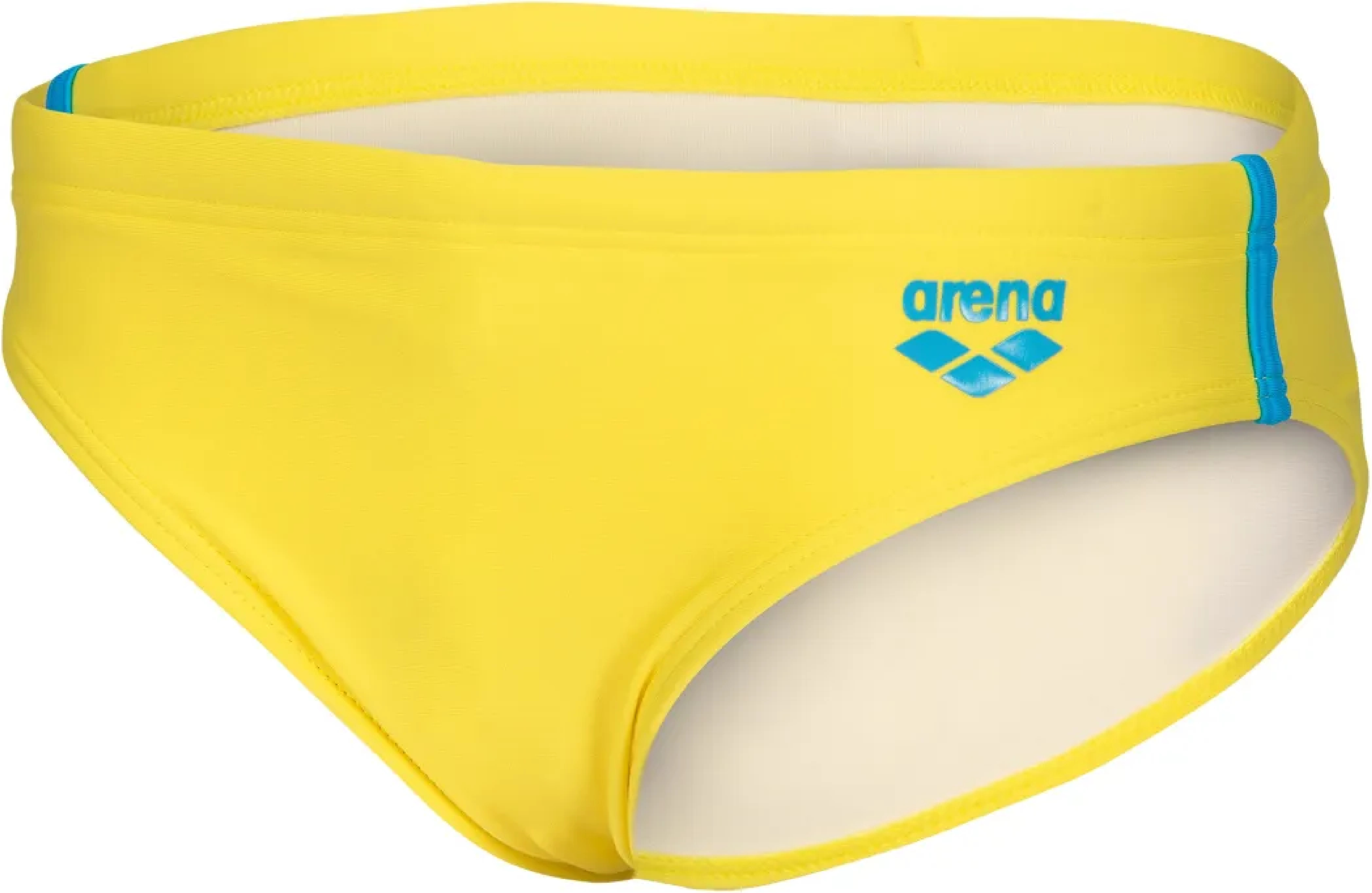 Плавки-слипы Arena Swim Briefs Solid 008371-380 152 бирюзовые/желтые фото5