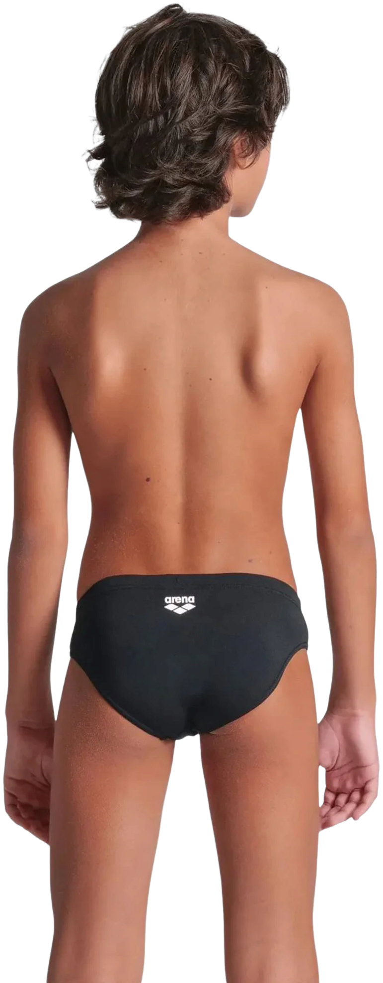 Плавки-слипы для мальчиков Arena Poseidonia Swim Briefs 009009-501 128 черные/белые фото2