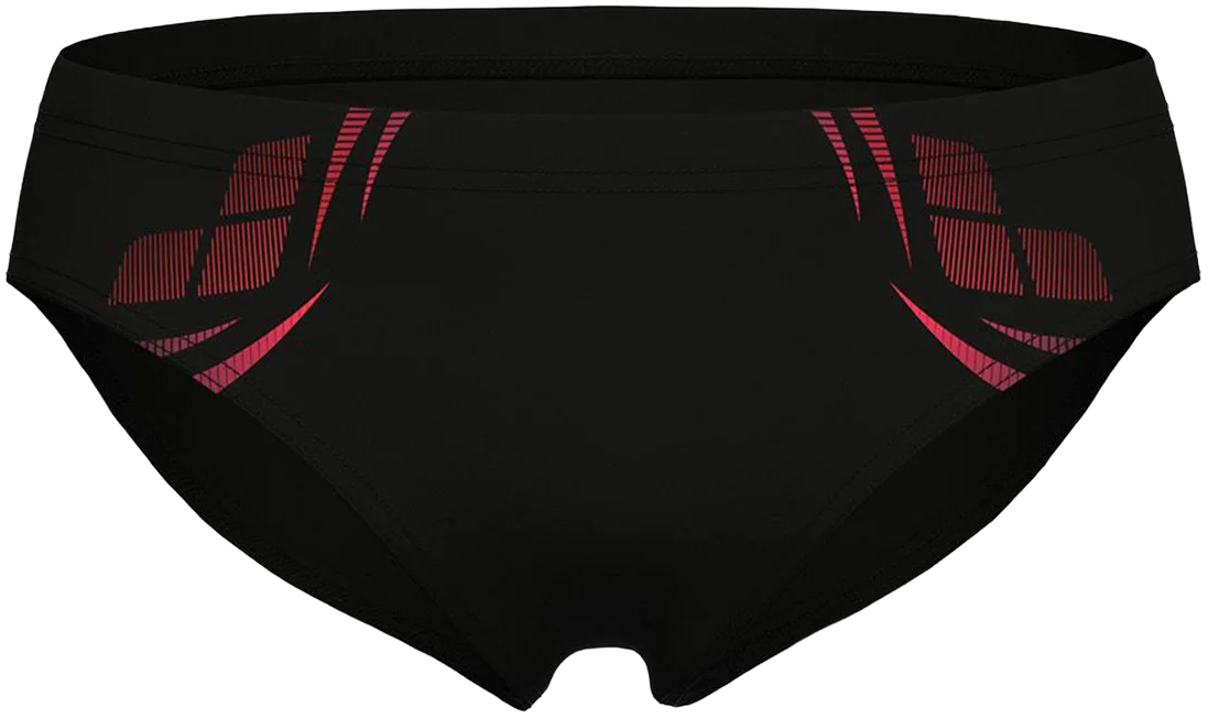 Плавки-слипы для мальчиков Arena Poseidonia Swim Briefs 009009-504 140 черные/коралловые фото6
