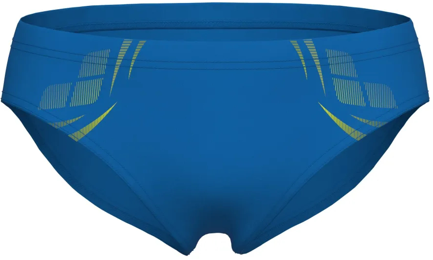Плавки-слипы для мальчиков Arena Poseidonia Swim Briefs 009009-806 128 голубые/желтые фото3
