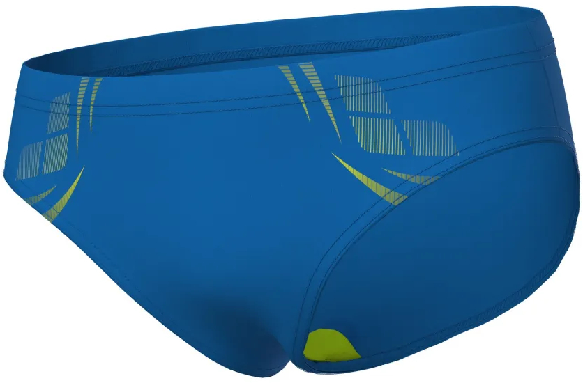 Плавки-слипы для мальчиков Arena Poseidonia Swim Briefs 009009-806 128 голубые/желтые фото5