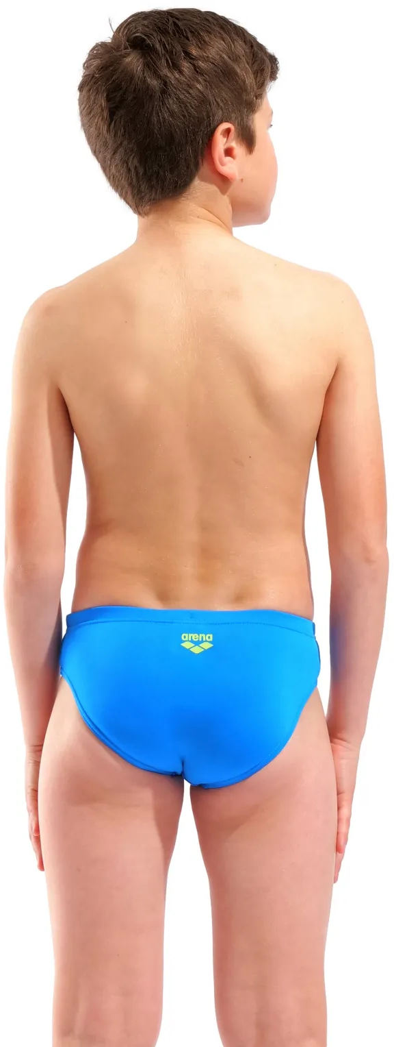 Плавки-слипы для мальчиков Arena Poseidonia Swim Briefs 009009-806 140 голубые/желтые фото2