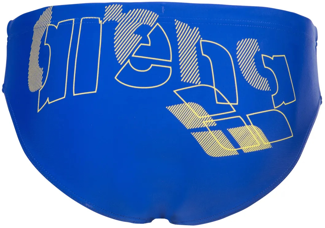 Плавки-слипы для мальчиков Arena Tales Swim Briefs 009086-802 116 синие/желтые фото4