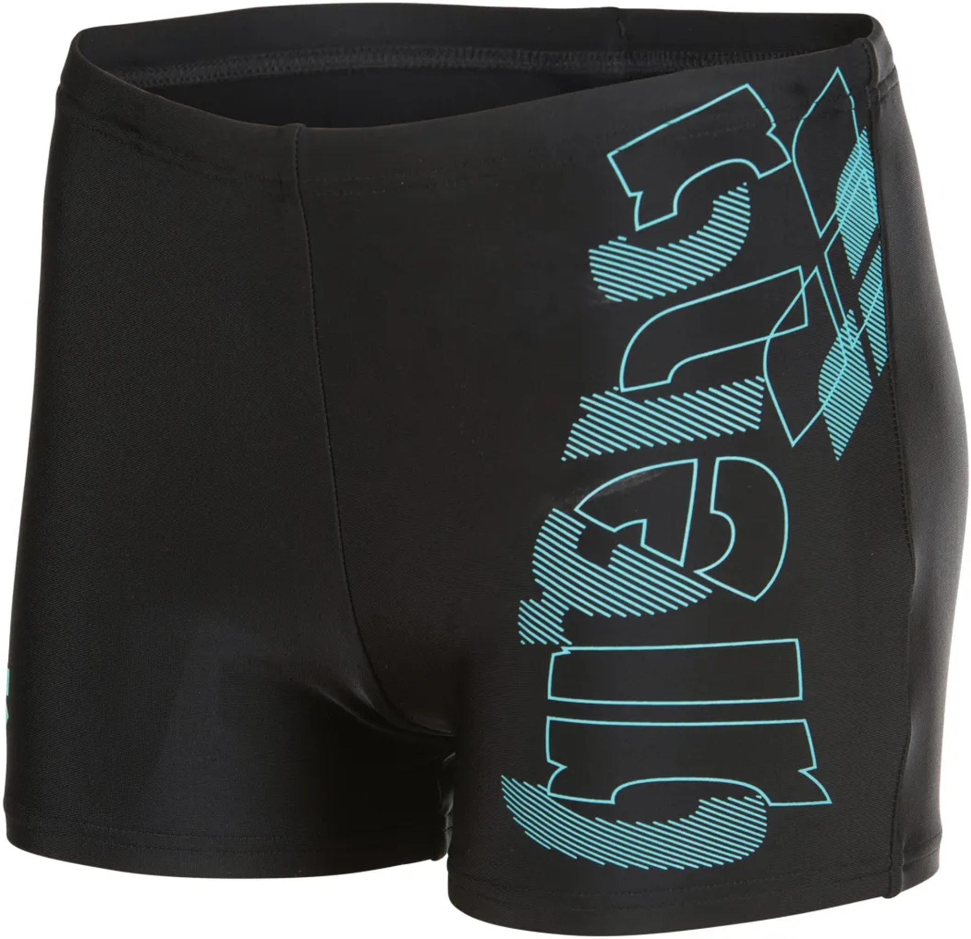 Плавки-шорты для мальчиков Arena Tales Swim Short 009087-508 164 черные/бирюзовые фото5