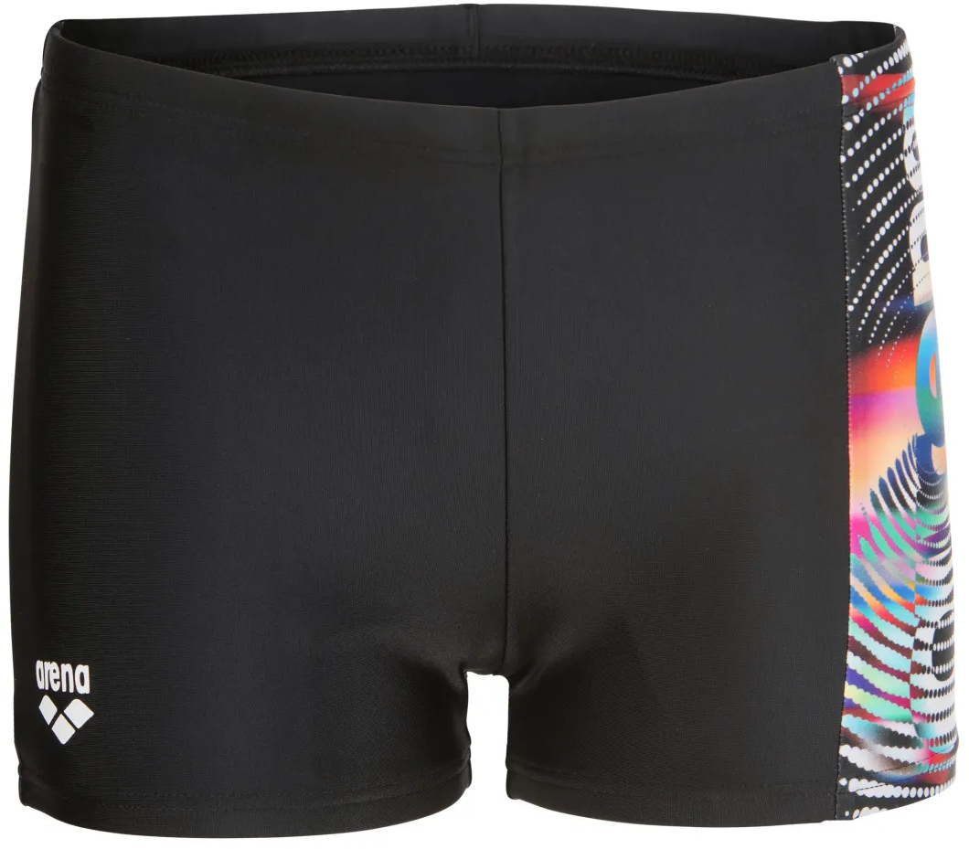 Плавки Arena Lit Logo Swim Short 010692-550 116 черные фото 
