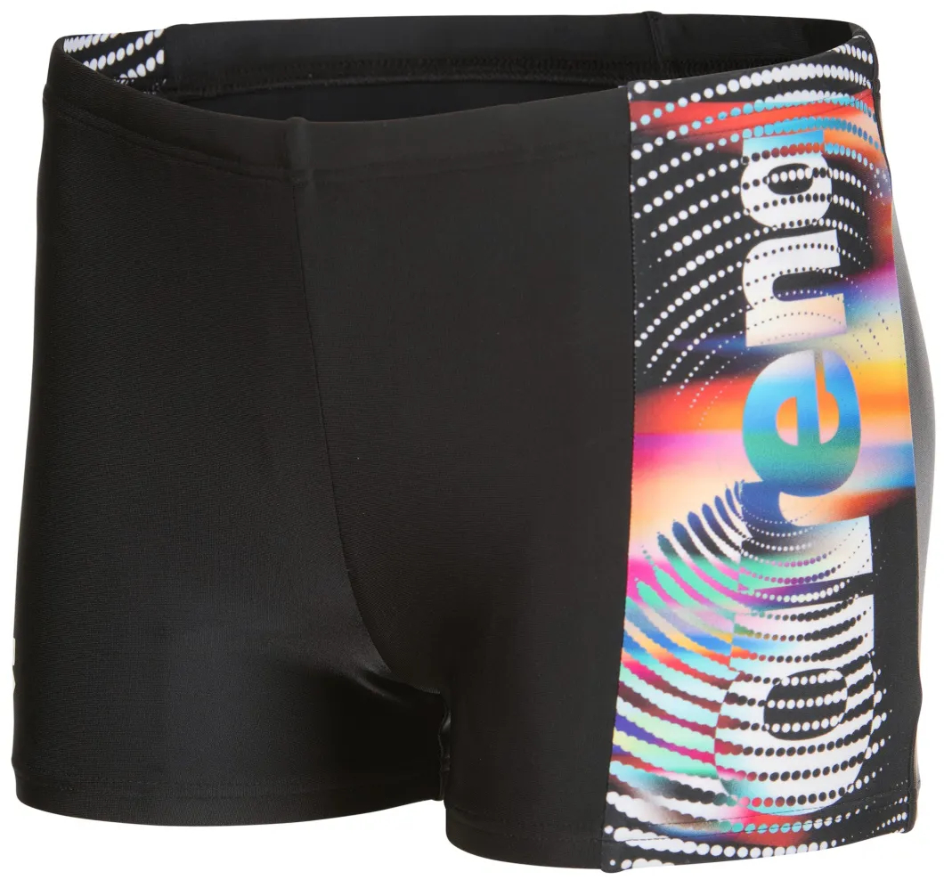 Плавки Arena Lit Logo Swim Short 010692-550 116 черные фото 