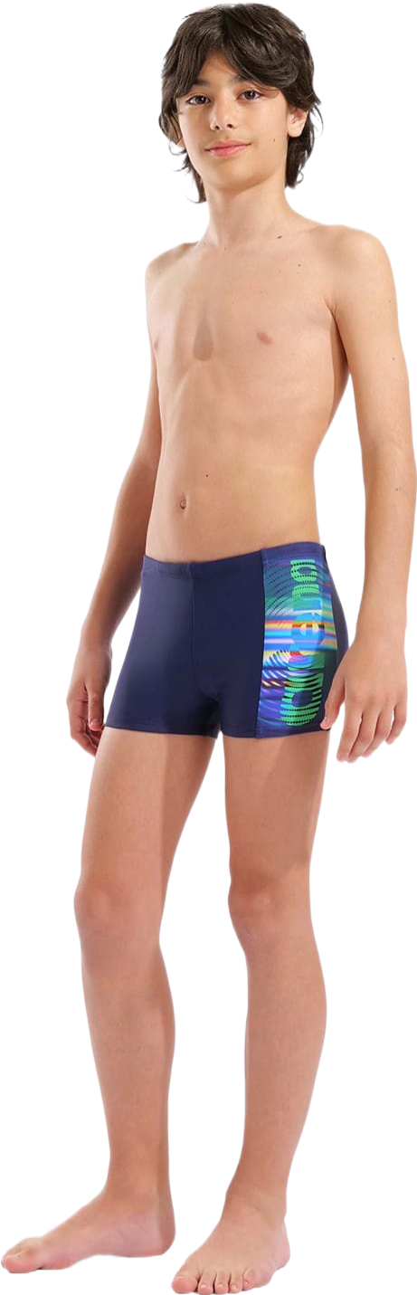 Плавки Arena Lit Logo Swim Short 010692-750 164 темно-синие фото3