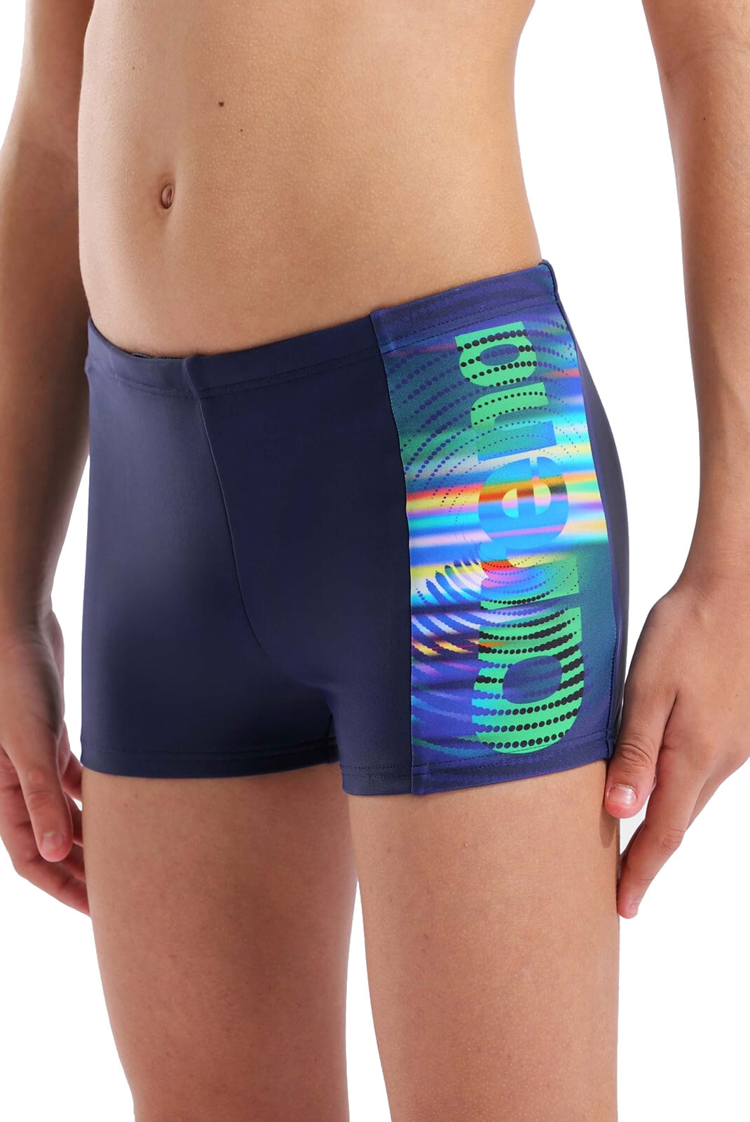 Плавки Arena Lit Logo Swim Short 010692-750 164 темно-синие фото4