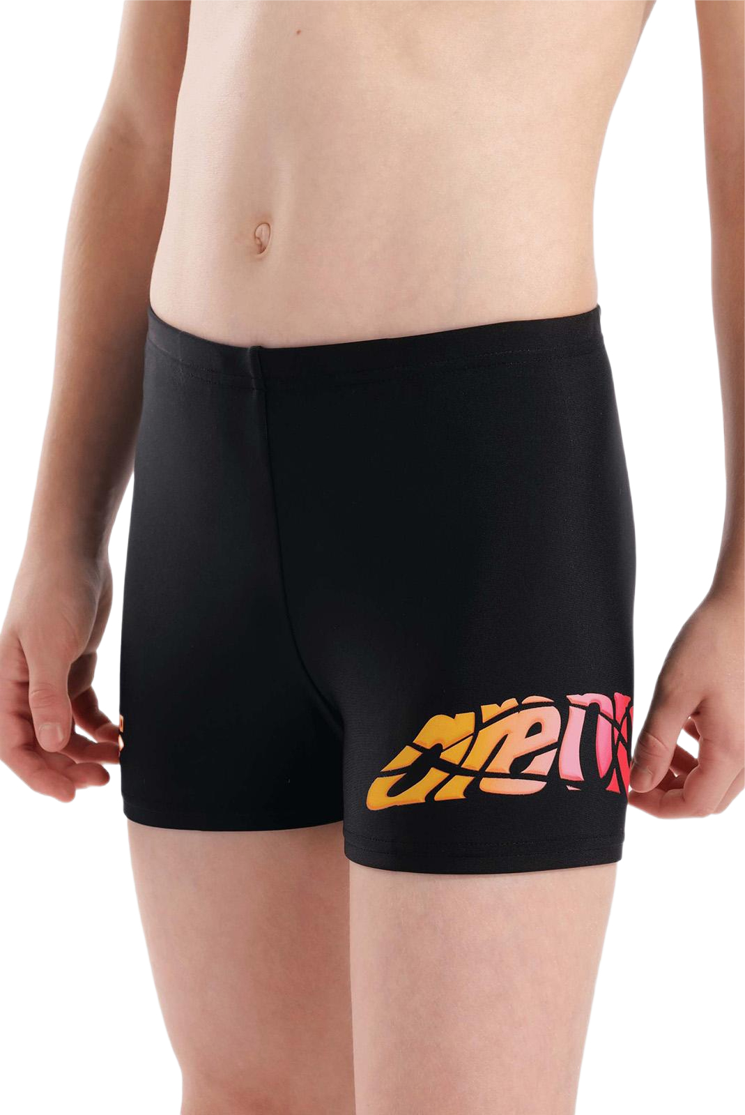 Плавки Arena Lettering Swim Short 010864-500 116 черные фото 