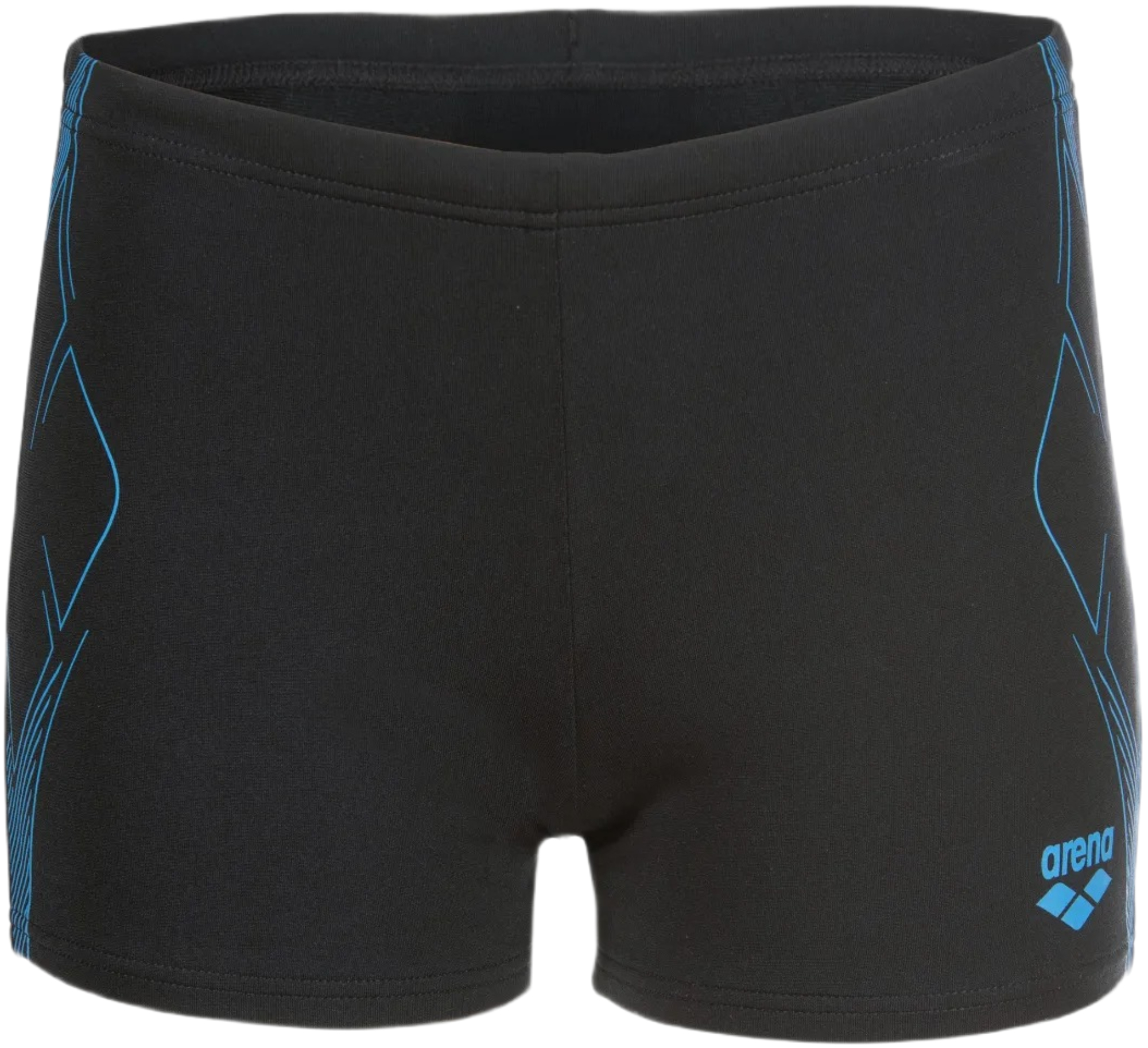 Плавки-шорты для мальчиков Arena Graphic Swim Short 011189-508 140 черные/бирюзовые фото3