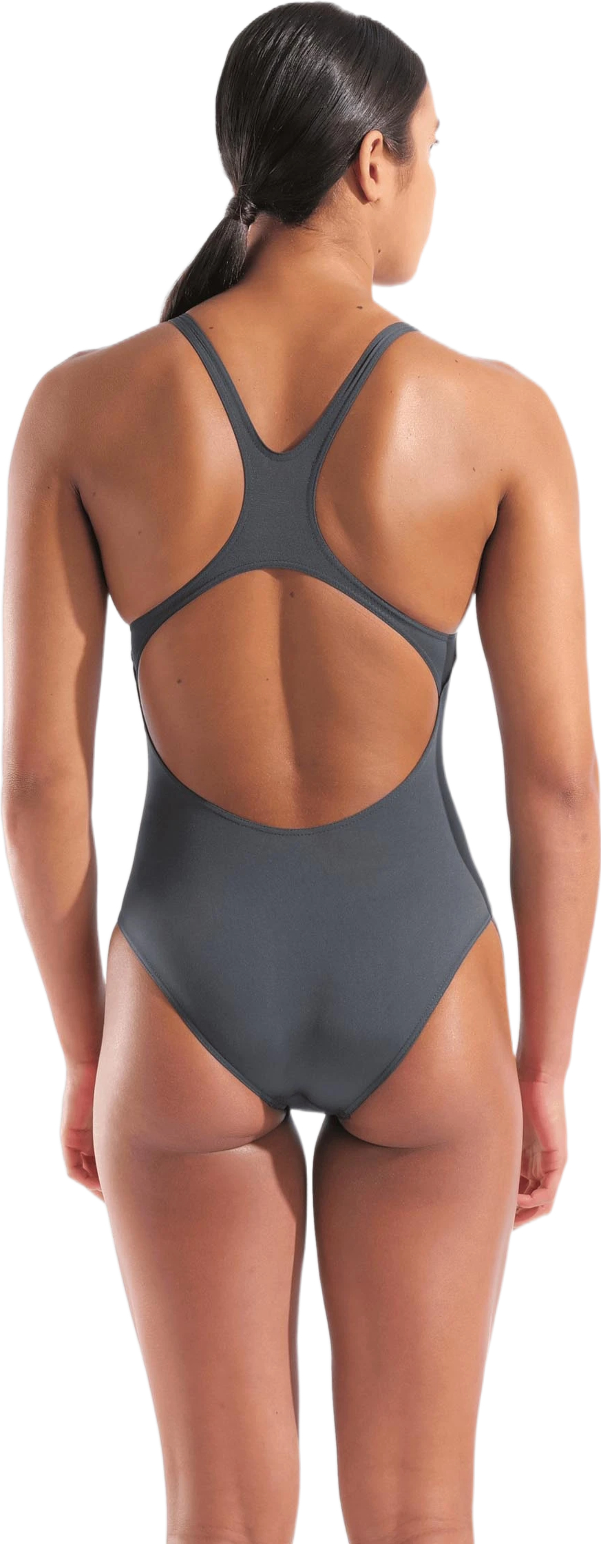 Купальник Arena Team Swimsuit Swim Pro Solid 004760-504 38 темно-сірийфото