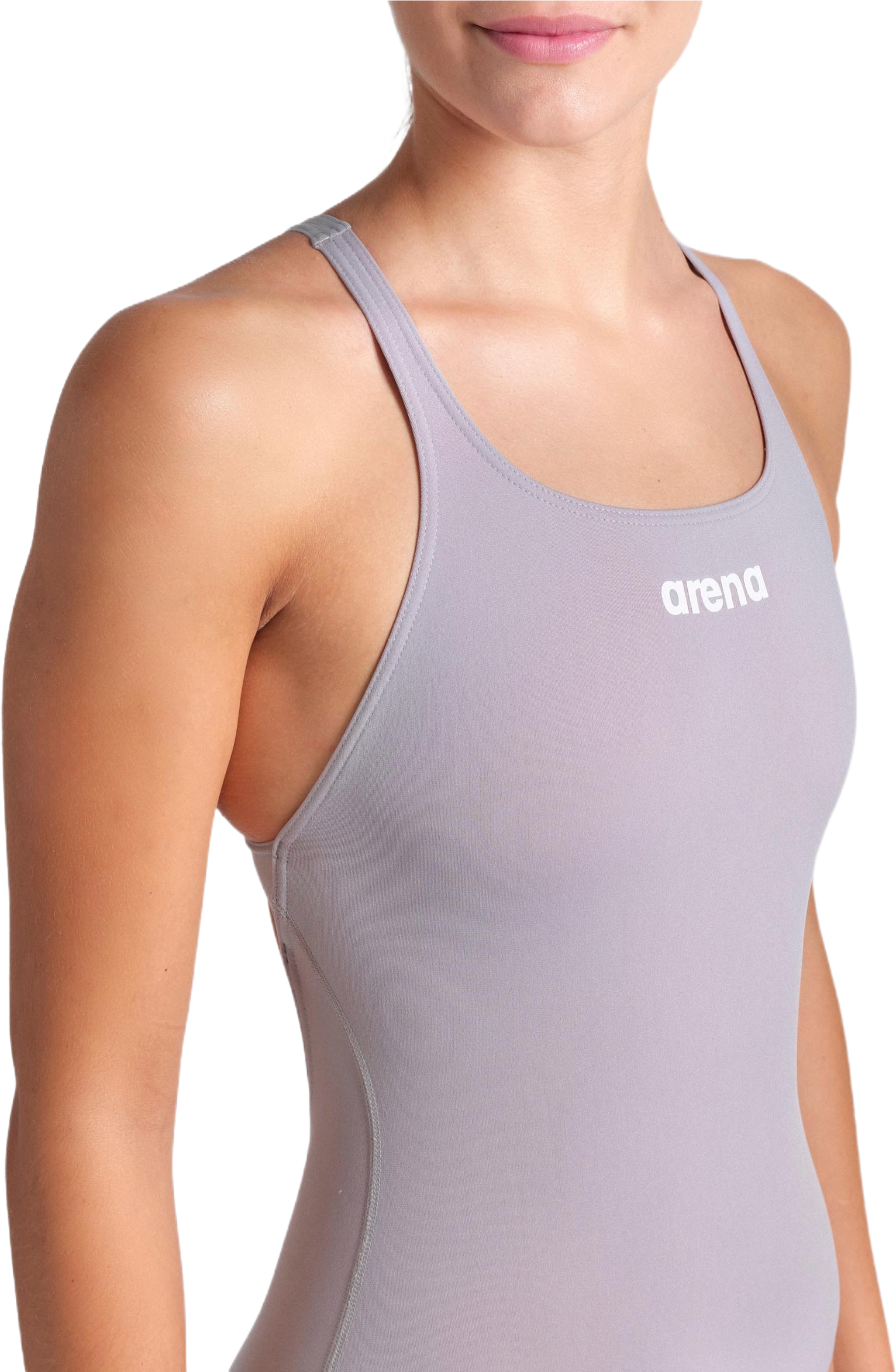 Купальник Arena Team Swimsuit Swim Pro Solid 004760-590 44 сірийфото
