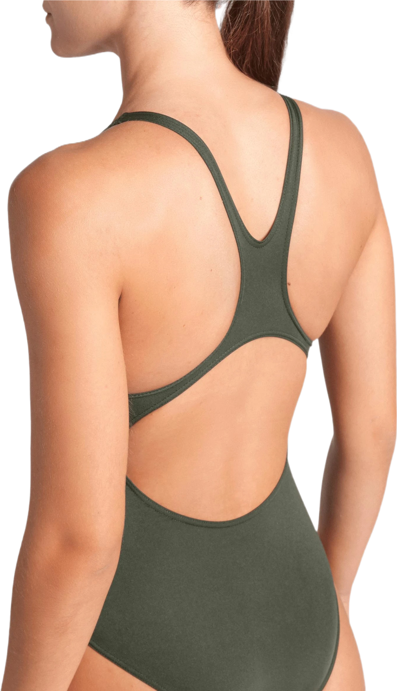 Купальник Arena Team Swimsuit Swim Pro Solid 004760-660 36 оливковый фото5