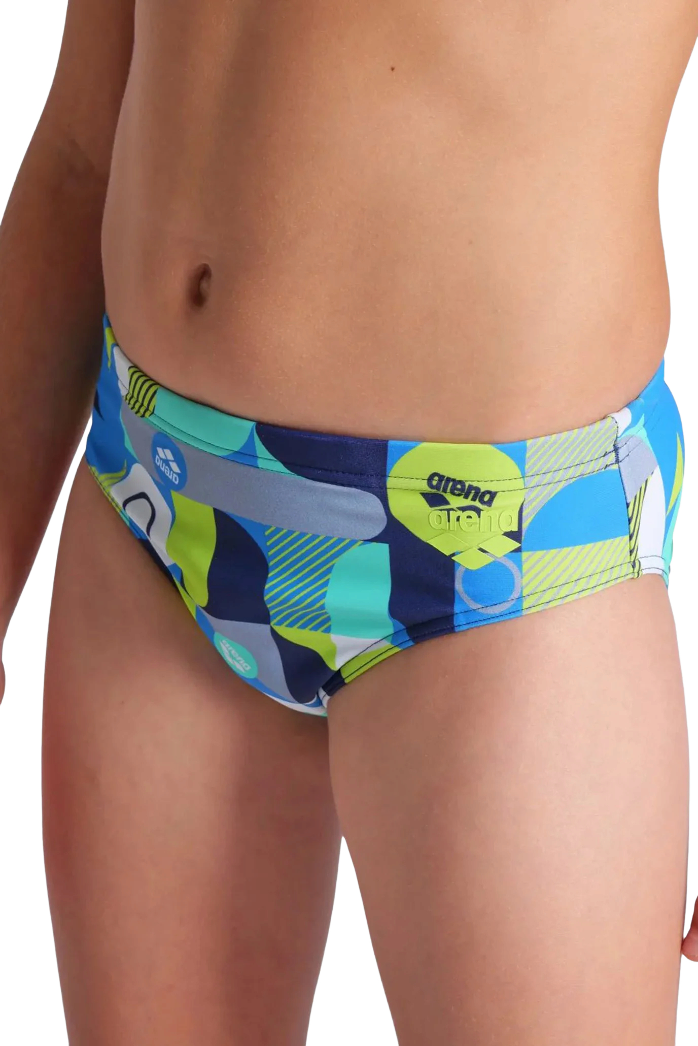 Плавки-слипы Arena Wallpaper Swim Briefs 009096-750 140 мультиколор фото4