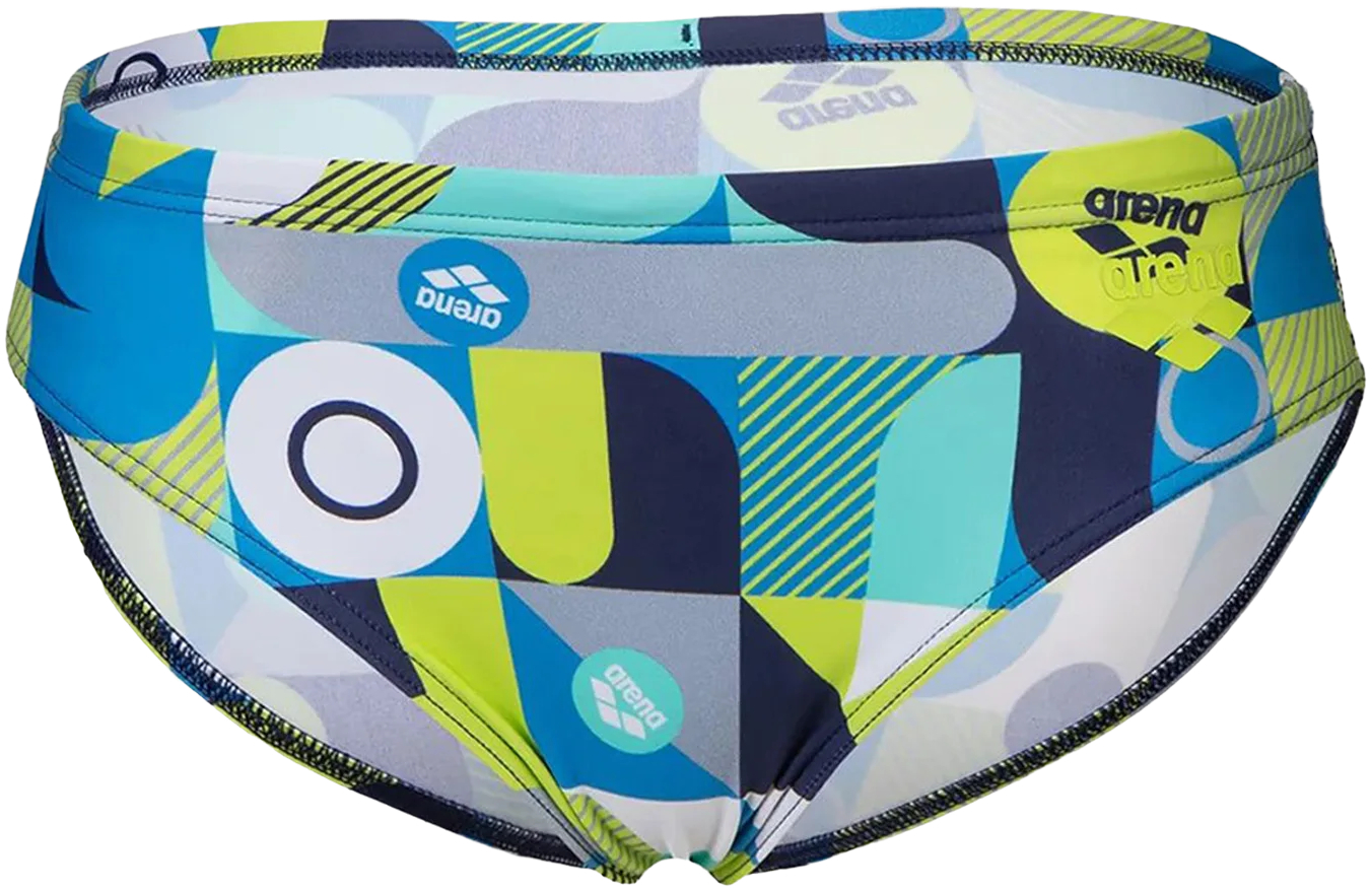 Плавки-слипы Arena Wallpaper Swim Briefs 009096-750 140 мультиколор фото5