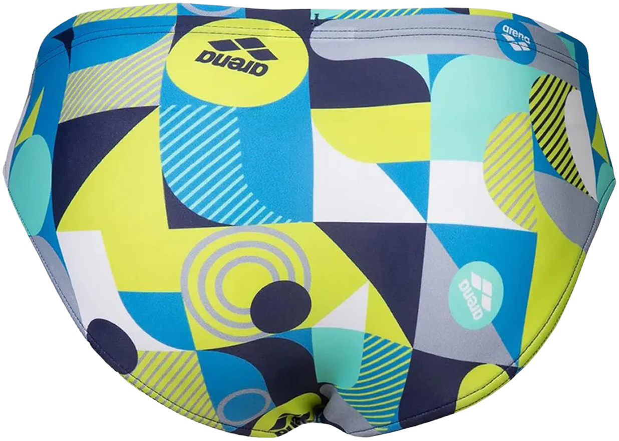 Плавки-слипы Arena Wallpaper Swim Briefs 009096-750 140 мультиколор фото6