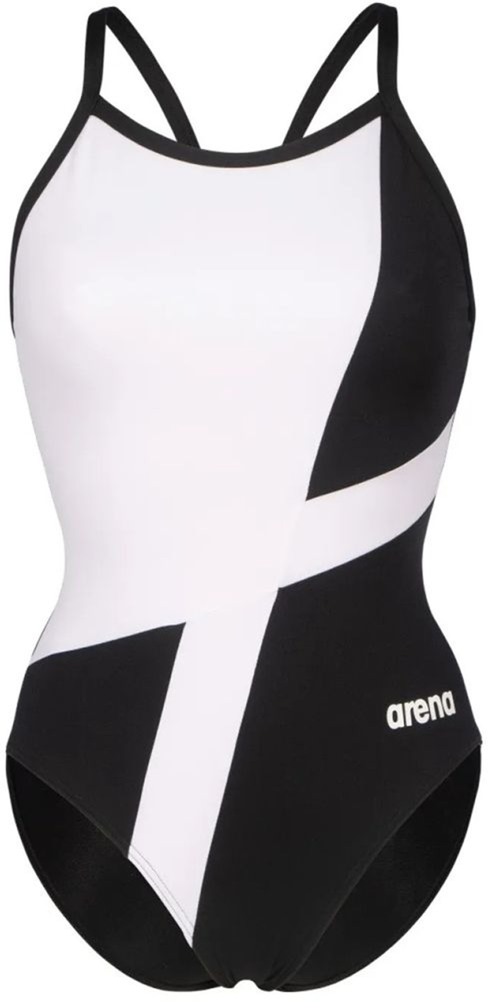 Купальник Arena Diamond Swimsuit Lightdrop Bac 007757-510 38 черный/белый фото3
