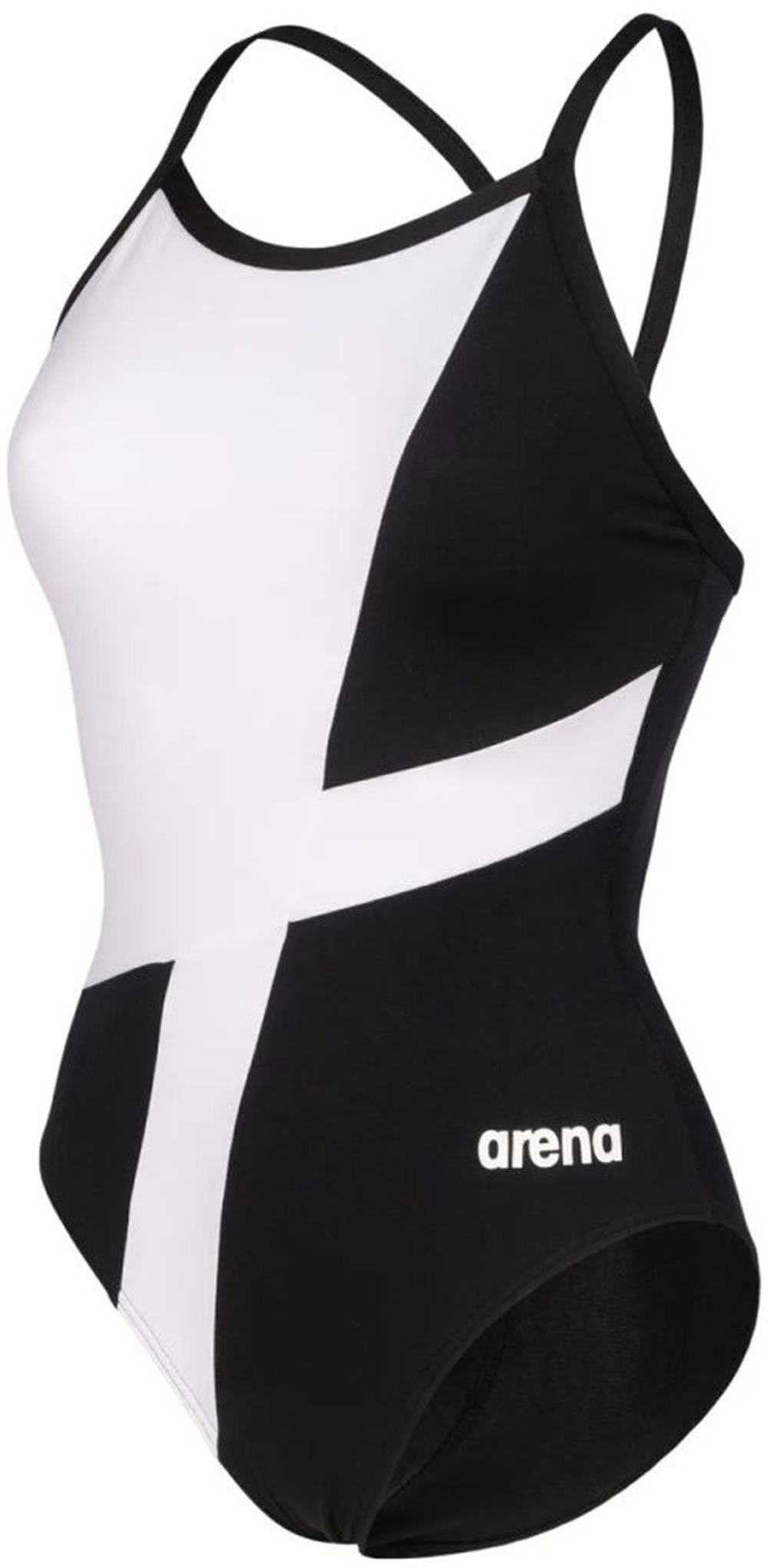 Купальник Arena Diamond Swimsuit Lightdrop Bac 007757-510 38 черный/белый фото5