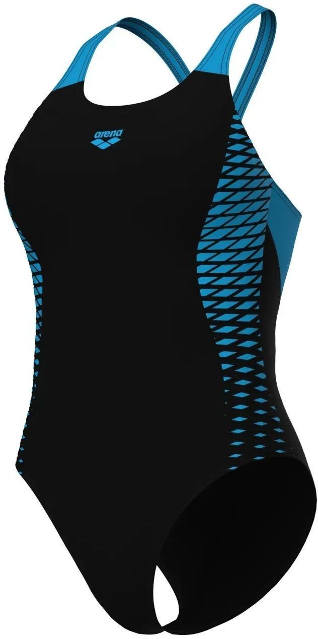 Купальник Arena Openings Swimsuit V Back Lb 008063-580 42 черный/бирюзовый фото6