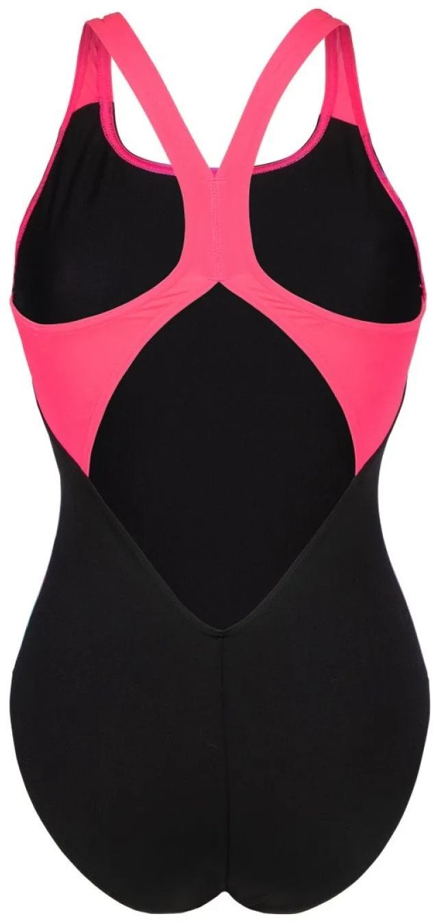 Купальник Arena Dreamhline Swimsuit V Back 008328-500 38 черный/фиолетовый/бирюзовый фото4