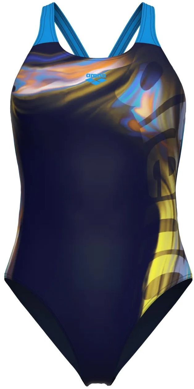 Купальник Arena Dreamhline Swimsuit V Back 008328-760 46 темно-синий фото3