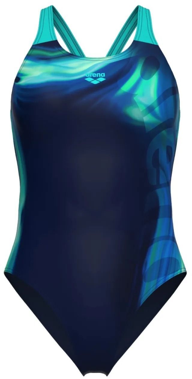 Купальник Arena Dreamhline Swimsuit V Back 008328-780 36 синий/бирюзовый фото3
