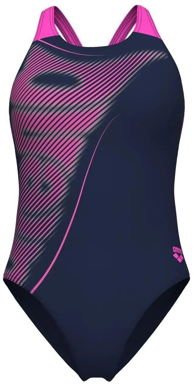 Купальник Arena Bright Glare Swimsuit V Back 008930-790 42 фіолетовийфото