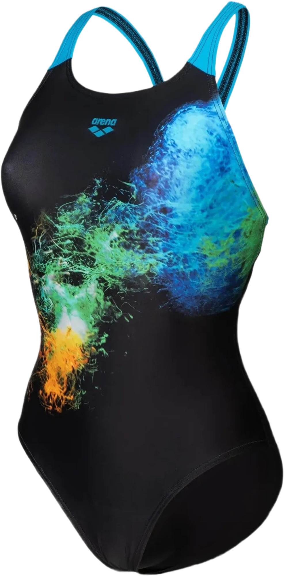 Купальник Arena Vibrant Swimsuit Swim Pro Back 008936-580 38 черный фото5