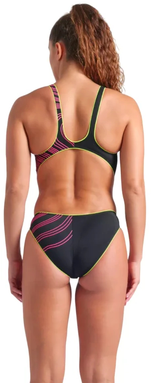Купальник Arena One Stream Swimsuit 008953-560 40 рожевий/чорний фото2
