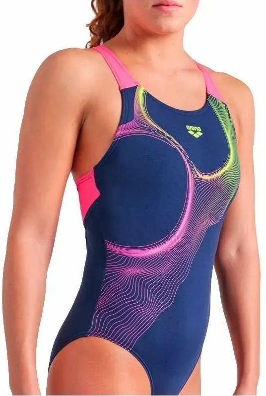 Купальник Arena Ripples Swimsuit V Back B 009021-780 44 синій фото3