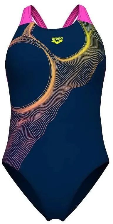 Купальник Arena Ripples Swimsuit V Back B 009021-780 44 синій фото6
