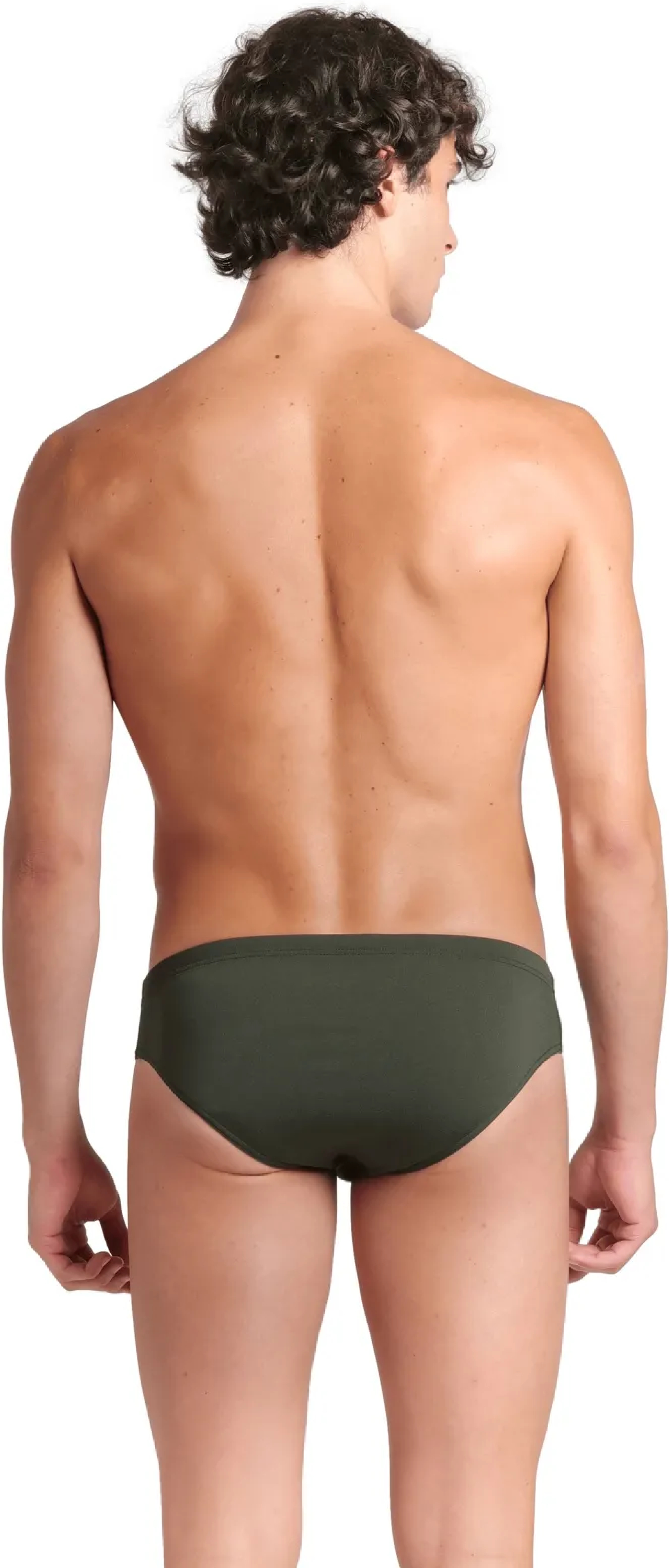 Плавки-слипы Arena Team Swim Briefs Solid 004773-660 90 оливковые фото 