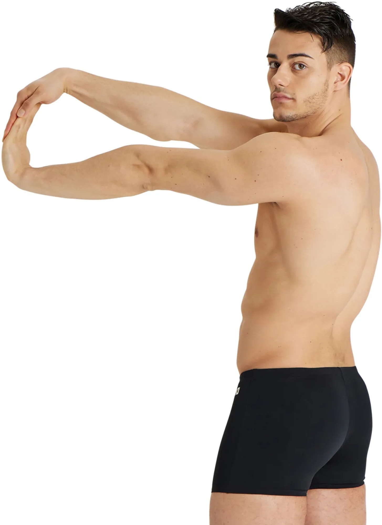 Плавки-боксеры мужские Arena Team Swim Short Solid 004776-550 105 черные/белые фото2