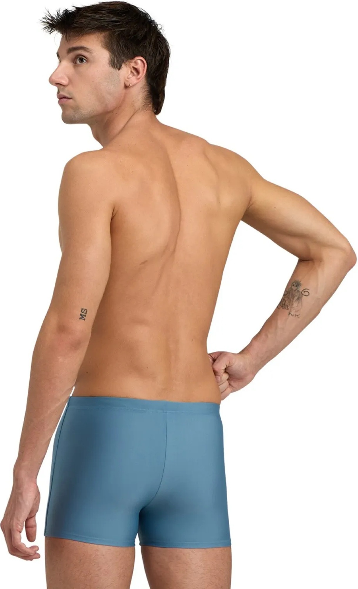 Плавки-боксеры мужские Arena Zip Swim Short 006159-550 80 серые фото2