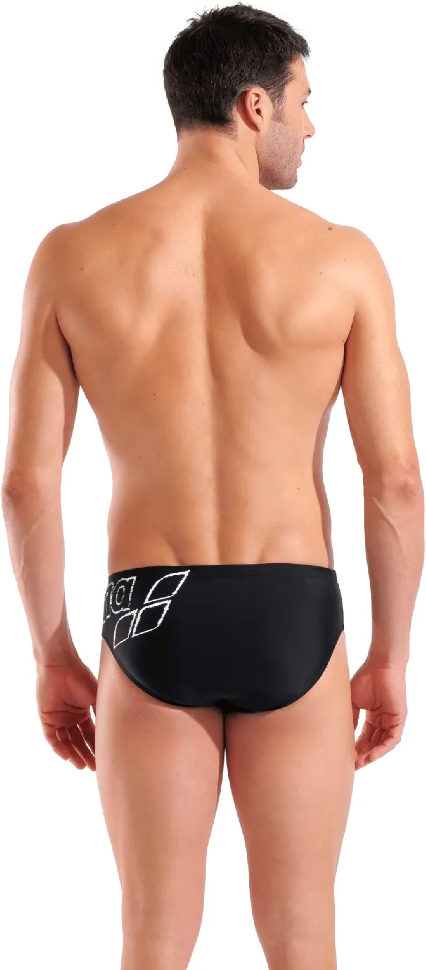 Плавки-слипы Arena Scratchy Swim Briefs 010282-500 95 черные фото2