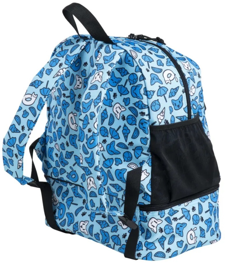 Рюкзак Arena Team Backpack Friends 004339-100 черный/голубой/белый фото