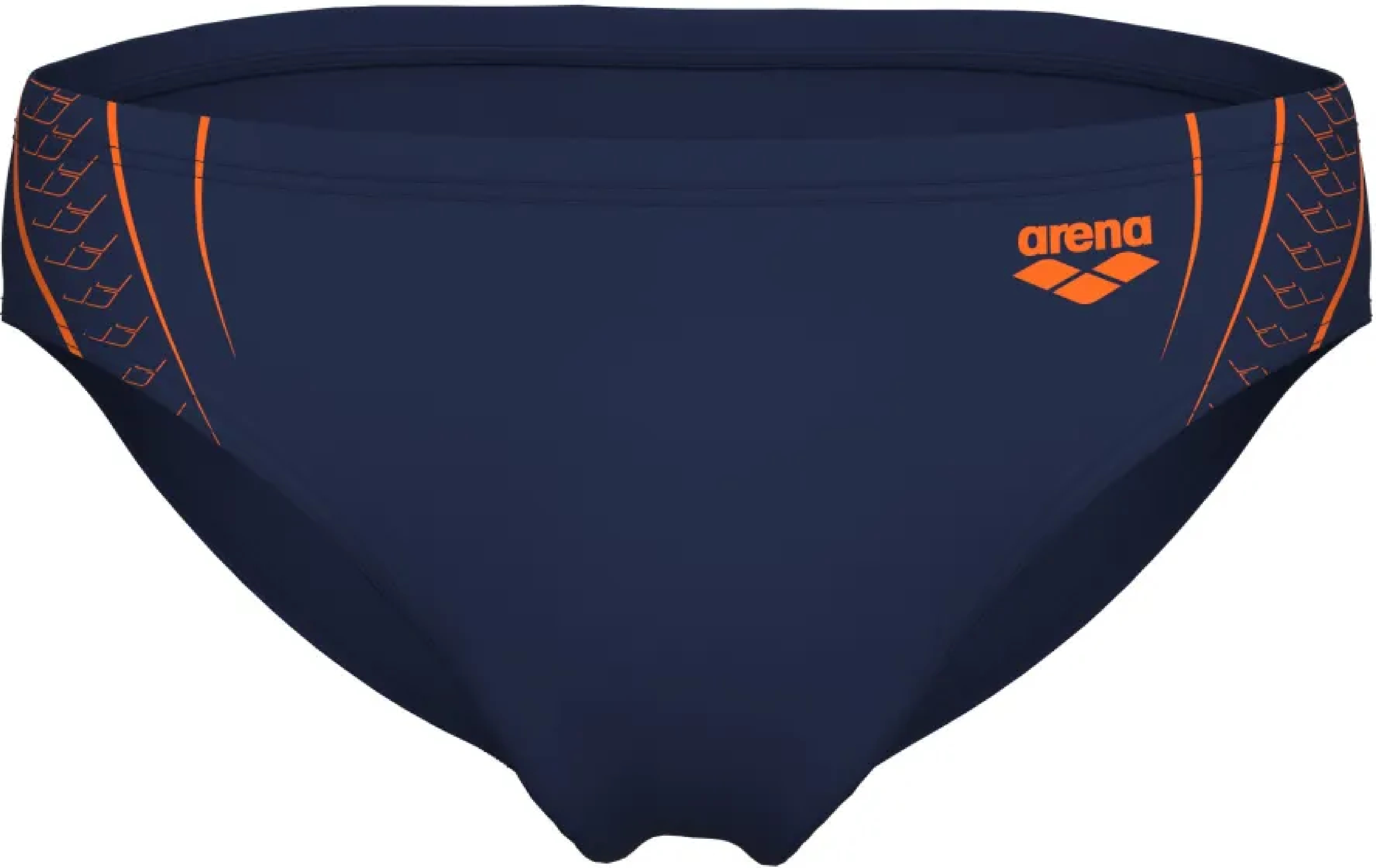 Плавки-слипы Arena Double Graphic Swim Briefs 010951-705 80 темно-синие фото3