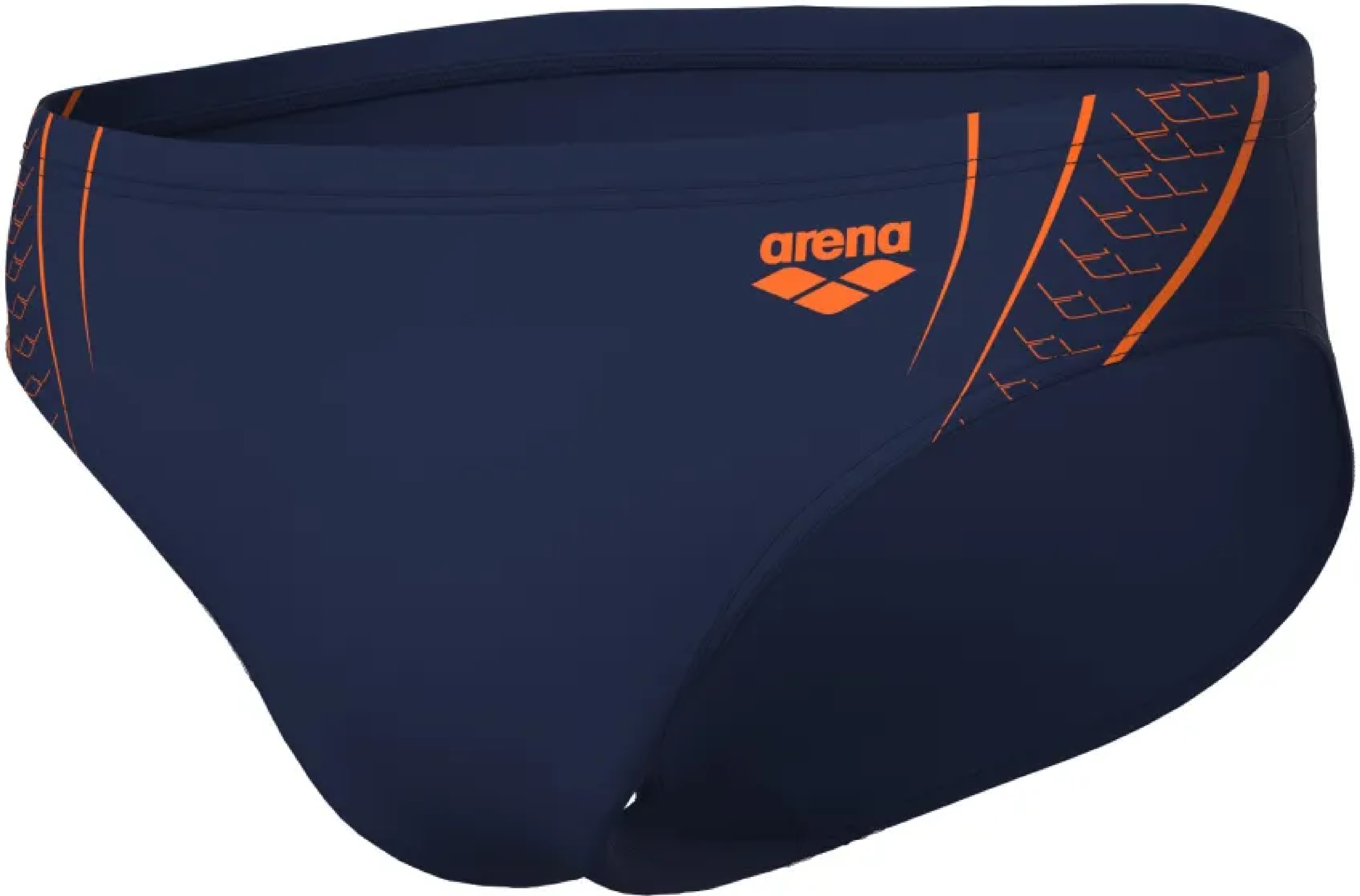 Плавки-слипы Arena Double Graphic Swim Briefs 010951-705 90 темно-синие фото5