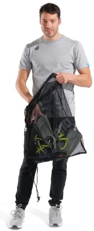 Сумка-мешок Arena One Go Mesh Bag 40L 010240-100 черный фото 