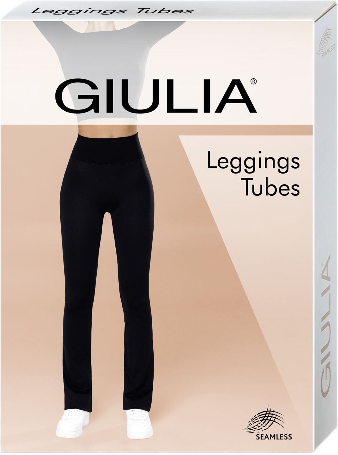 Леггинсы женские Giulia Tubes 7598 S/M черные фото 