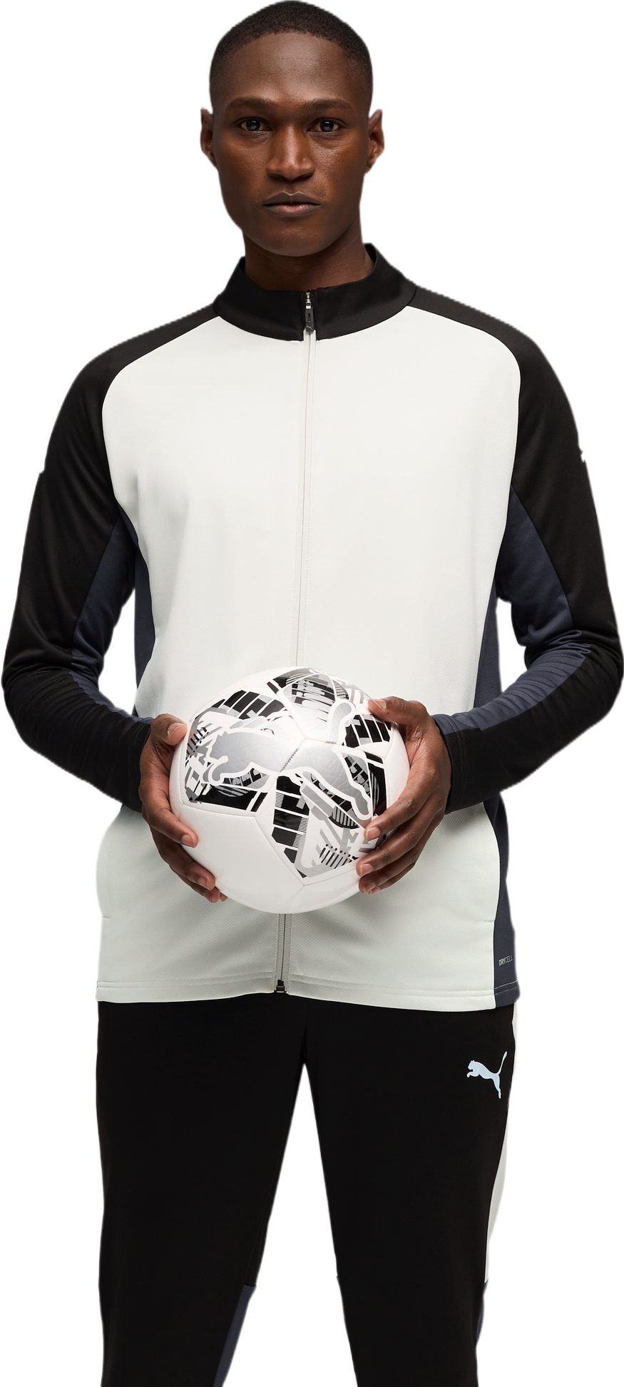 Спортивний костюм чоловічий Puma Individualliga Tracksuit 660576-02 XL молочний/чорнийфото3