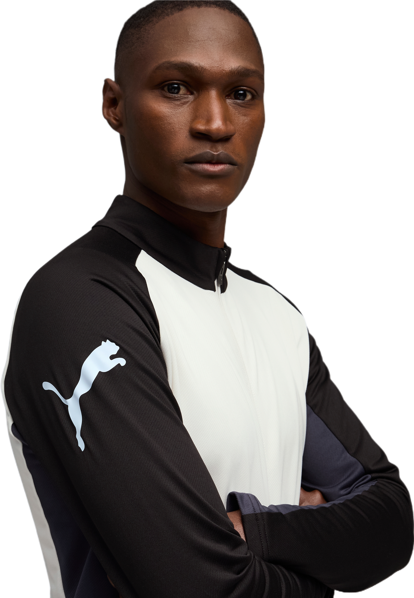 Спортивний костюм чоловічий Puma Individualliga Tracksuit 660576-02 XL молочний/чорнийфото4