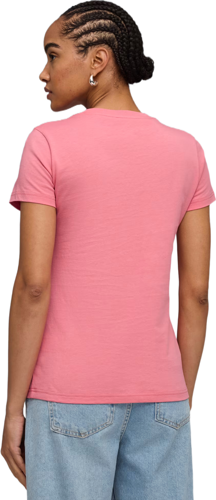 Футболка жіноча Puma Ess No. 1 Logo Tee 682371-25 XL рожевафото