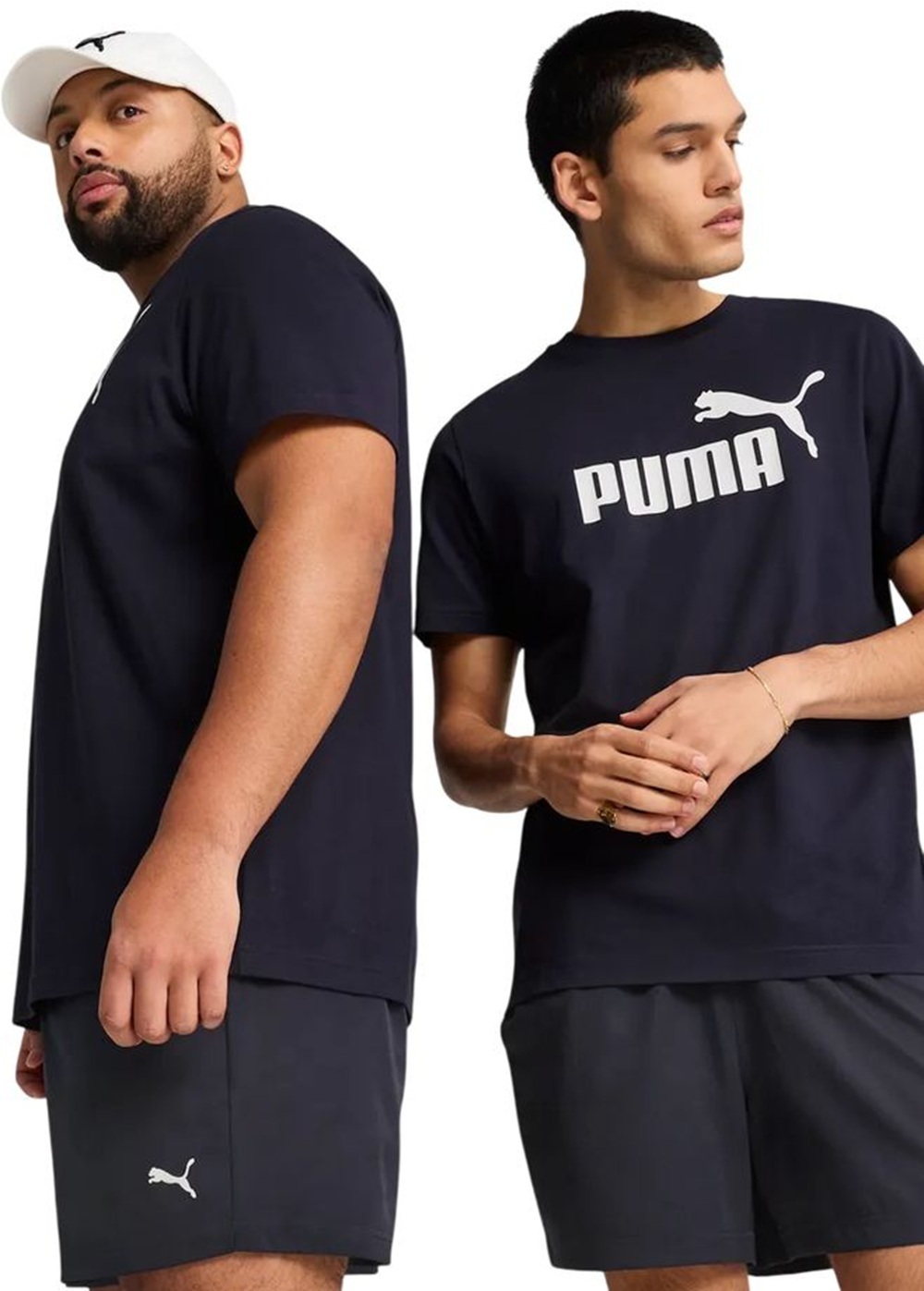 Футболка мужская Puma Ess No. 1 Logo Tee 682532-16 M темно-синяя фото 