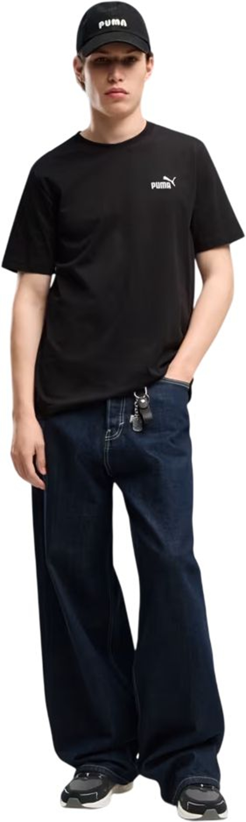 Футболка мужская Puma Ess Small No. 1 Logo Tee 682534-01 XXL черная фото 