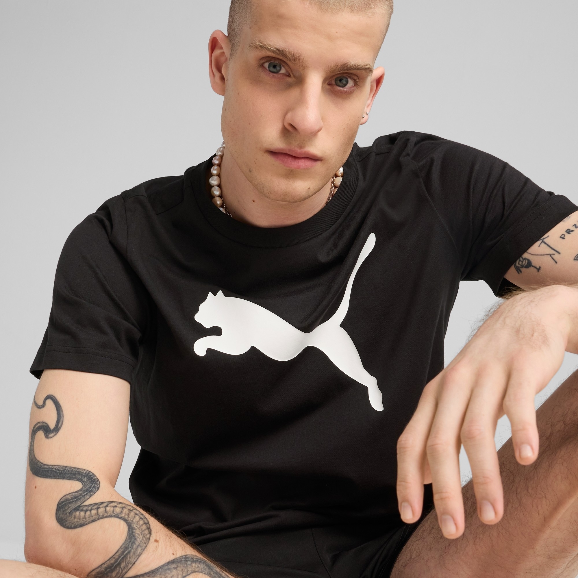 Футболка мужская Puma Ess Tee 682536-01 M черная фото 