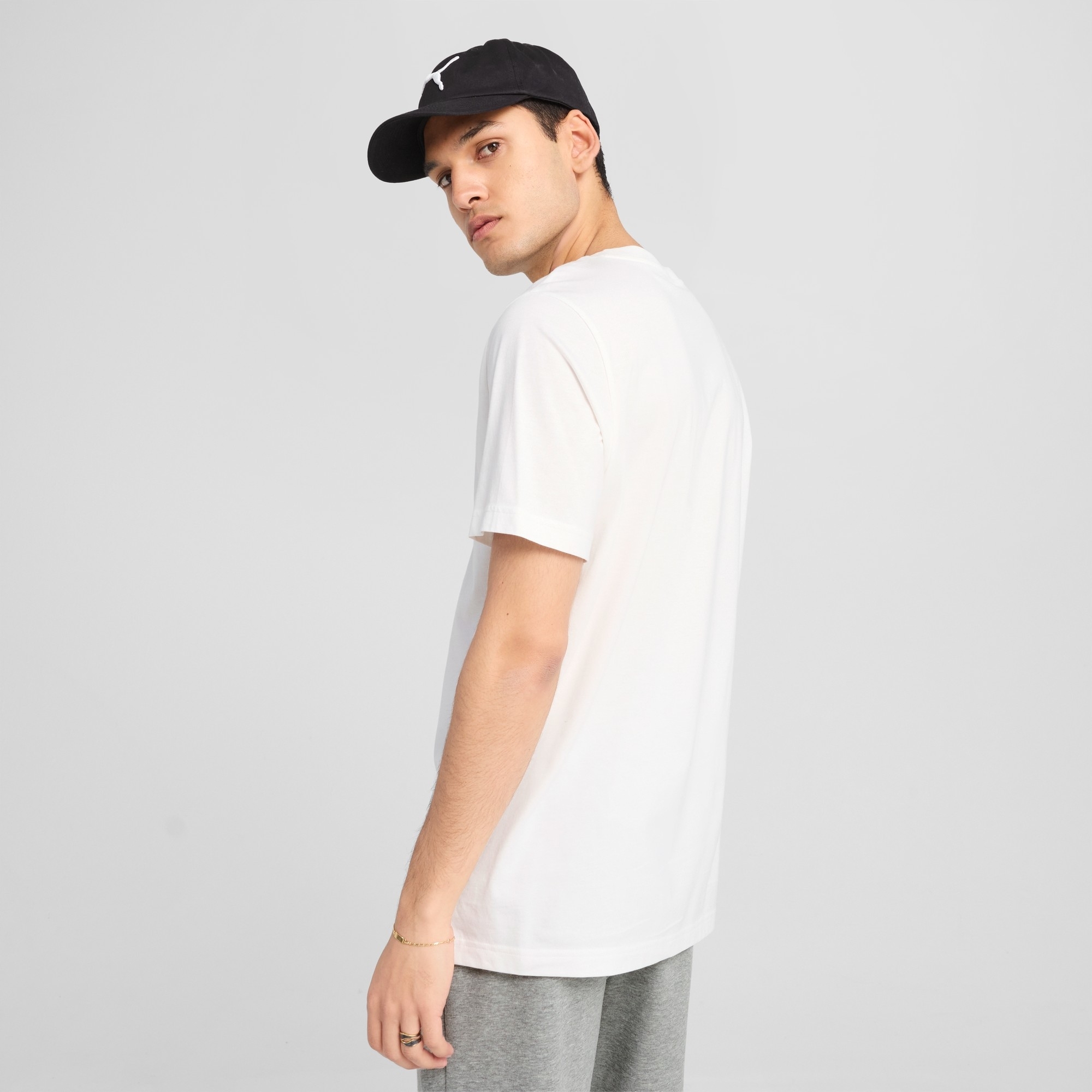 Футболка мужская Puma Ess Tee 682536-02 XXL белая фото 